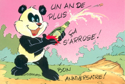 panda couleur